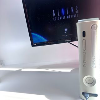 Xbox 360 Microsoft Bianco Con Controller Cavi