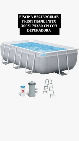 Piscina Intex Prism Frame 300x175x80 cm