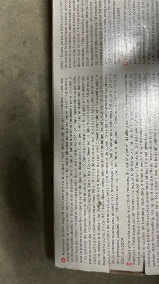 Barrera Cama Nido Plegable Olmitos