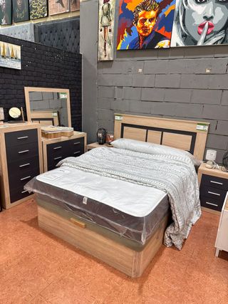 Juego Dormitorio Completo Madera
