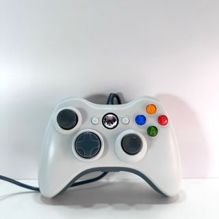 Xbox 360 Microsoft Bianco Con Controller Cavi