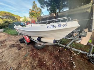 Barco fibra poliéster 4m