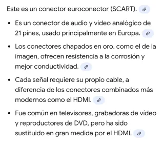 Cable SCART a SCART Gris