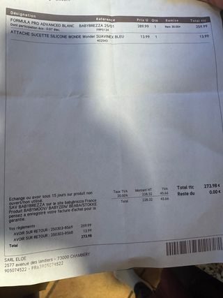 Preparador Biberones Baby Brezza Nuevo