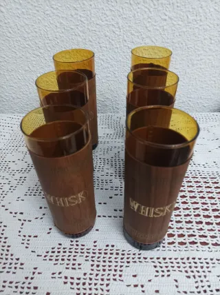 6 Vasos Altos Vintage Whisky