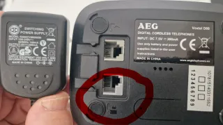 Cargador Teléfono Inalámbrico AEG Digital