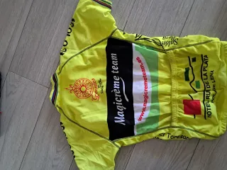 Maillot Ciclismo Mujer Amarillo