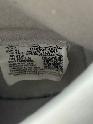 Nike Jordan 1 High 41 Bianco Rosso