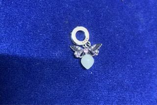 Charm Mariposa Corazón Plat pulsera Pandora collar