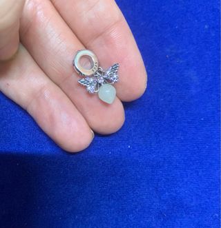 Charm Mariposa Corazón Plat pulsera Pandora collar