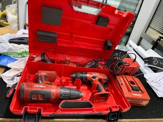 Taladro/atornillador Hilti con maletín