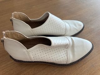 Botines blancos simil piel