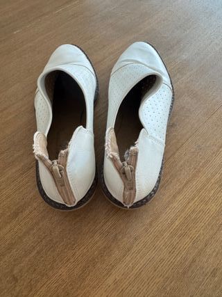 Botines blancos simil piel