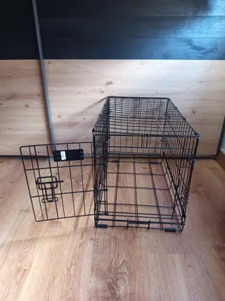 Jaula plegable acolchada