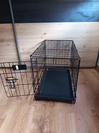 Jaula plegable acolchada