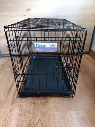 Jaula plegable acolchada