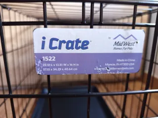 Jaula plegable acolchada