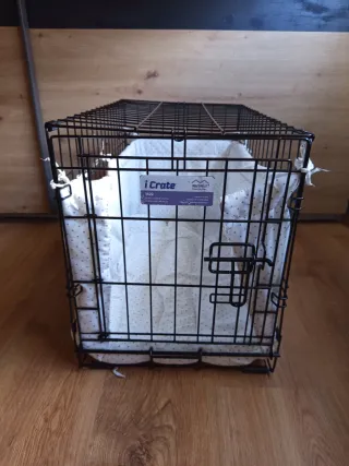 Jaula plegable acolchada