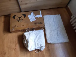 Jaula plegable acolchada