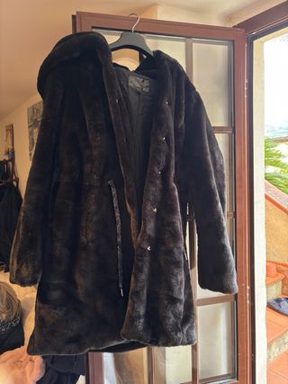 Pelliccia BPC Nera Taglia XL