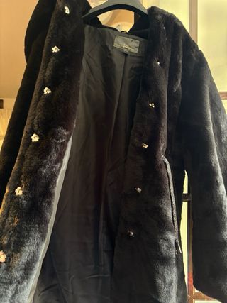 Pelliccia BPC Nera Taglia XL