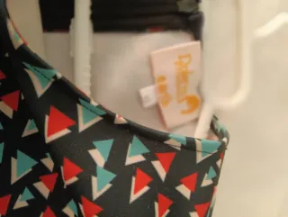 Vestido estampado geométrico