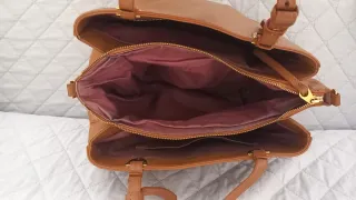 Borsa Coccinelle in pelle marrone