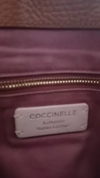 Borsa Coccinelle in pelle marrone