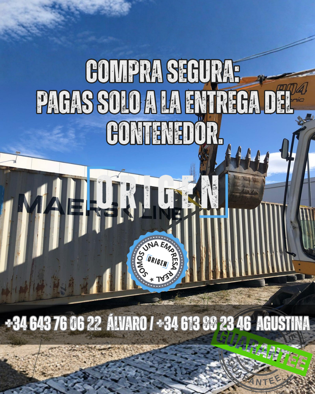 Contenedor 40 pies listo para entrega