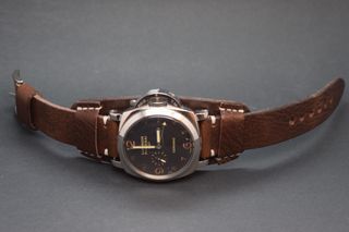 Correa de reloj cuero estilo militar Bund 18-26mm