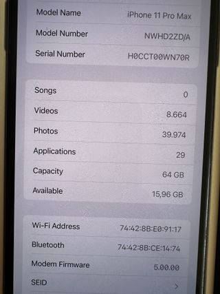 iPhone 11 Pro Max 64GB Space Gray