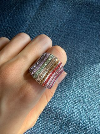 Conjunto Plata Multicolor