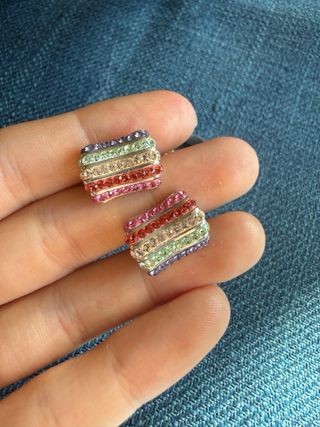 Conjunto Plata Multicolor