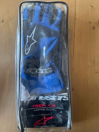 Guantes Alpinestars Karting Azul T. S
