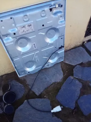 Placa de cocina blanca 4 fuegos