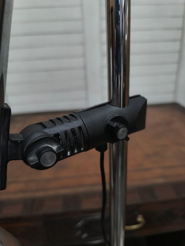 Lámpara de lectura vintage metal. Vintage