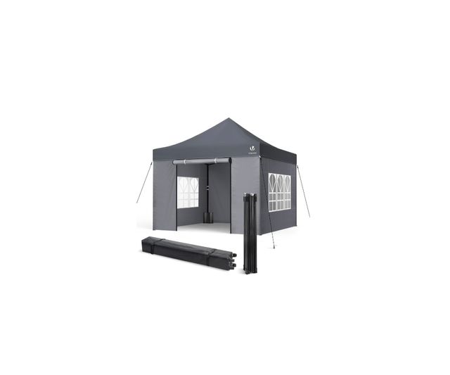 Carpa plegable 3x3m gris