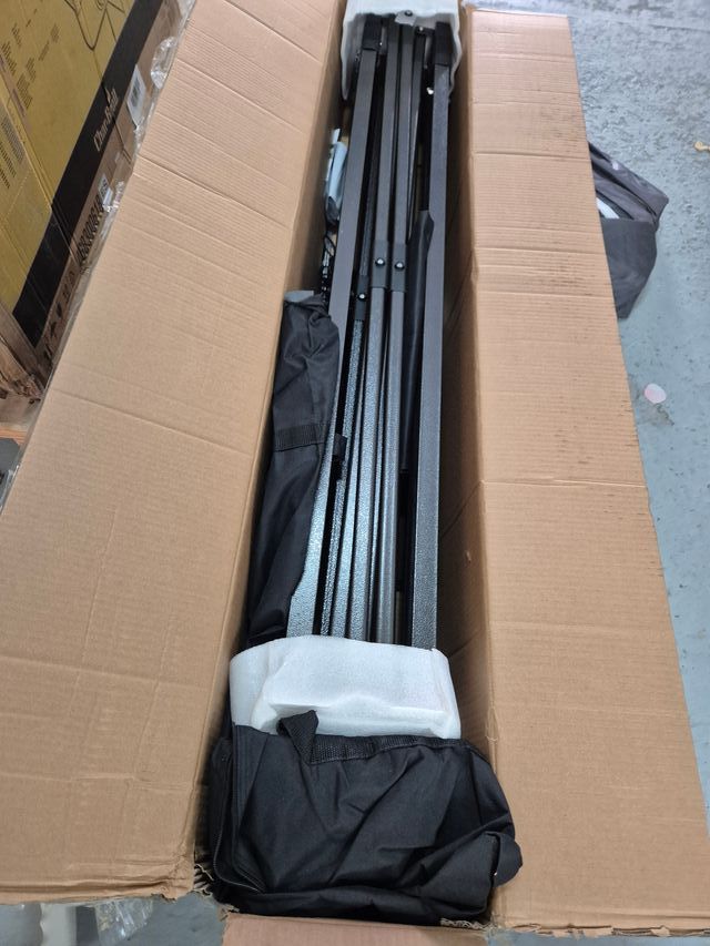 Carpa plegable 3x3m gris