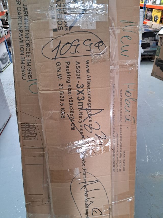 All Seasons Gazebos 3x3m Totalmente Impermeable Carpa