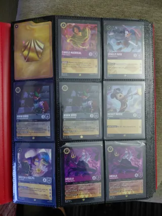 Gran Lote Cartas Lorcana TCG Coleccionistas