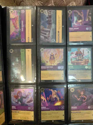 Gran Lote Cartas Lorcana TCG Coleccionistas