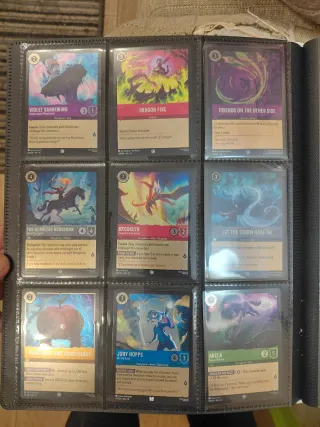 Gran Lote Cartas Lorcana TCG Coleccionistas