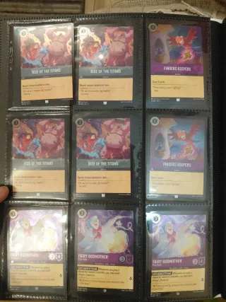 Gran Lote Cartas Lorcana TCG Coleccionistas