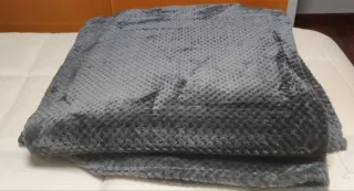 Colcha/Manta Multiusos Gris Suave