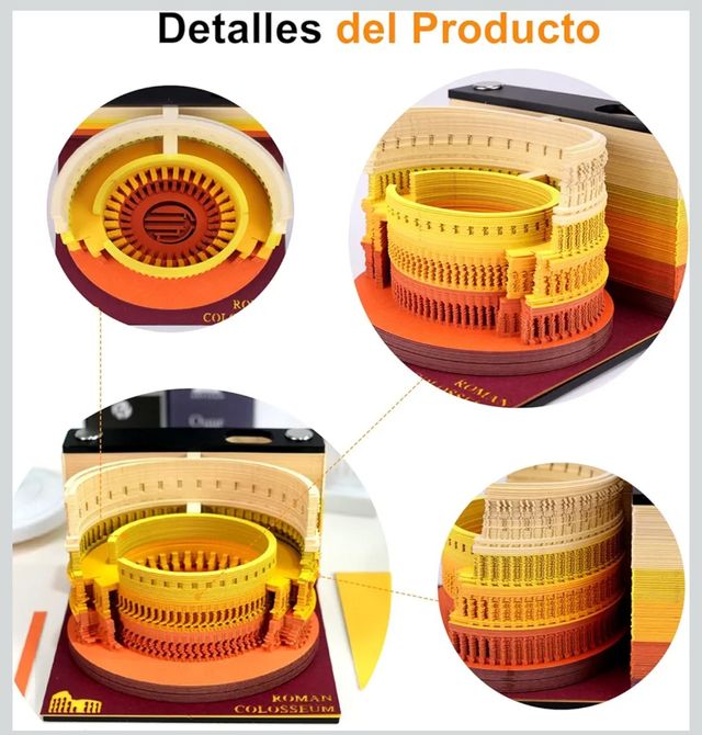 Calendario 3D Colosseo Romano 2026