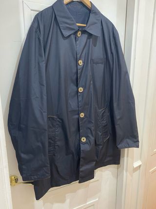 Parka gabardina hombre Massimo Dutti reversible.