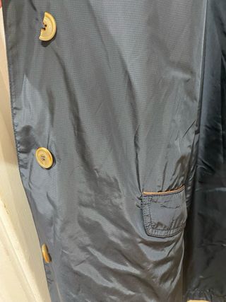 Parka gabardina hombre Massimo Dutti reversible.