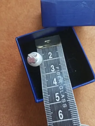 Pendientes Osito Plata