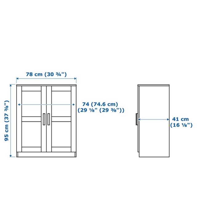 2 Armadi IKEA BRIMNES Bianchi