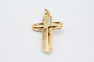 Cruz De Oro De 18K.. Ref: 003-03-02497